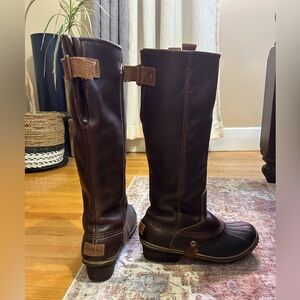 SOREL slimpack tall 7.5  equestrian riding rain boot RARE